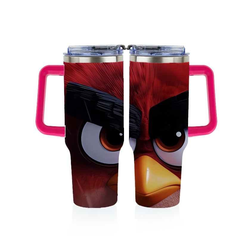 （画像用） Angry Birds アングリーバード 1200ｍLフルプリント車用タンブラー